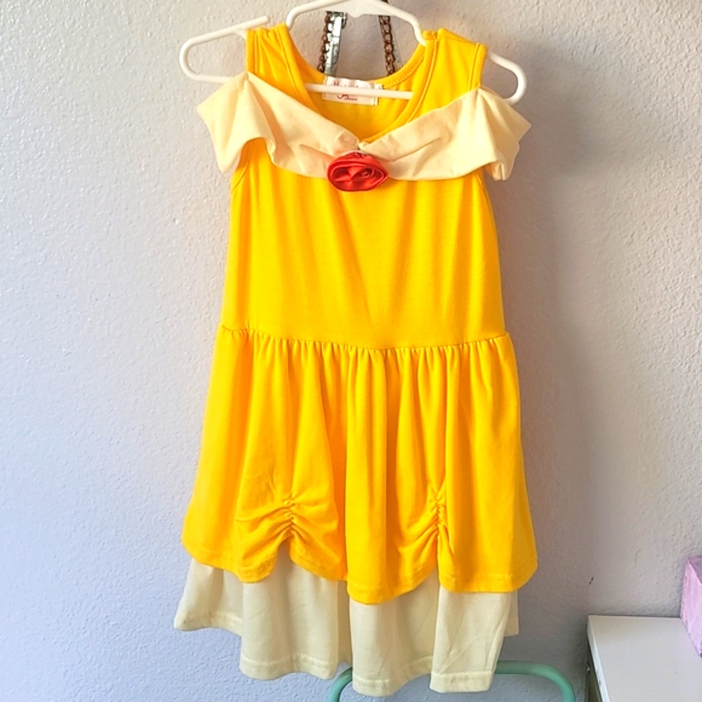 Belle toddler dress, size 120